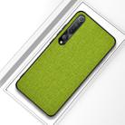 For Xiaomi Mi 10 Shockproof Cloth Texture PC + TPU Protective Case(Green) - 1