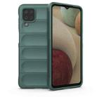 For Samsung Galaxy A12 4G/A12 5G Magic Shield TPU + Flannel Phone Case(Dark Green) - 1