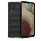 For Samsung Galaxy A12 4G/A12 5G Magic Shield TPU + Flannel Phone Case(Black) - 1