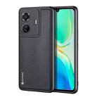 For vivo T1 5G DUX DUCIS Fino Series PU + TPU Phone Case(Black) - 1