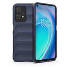 For Realme 9 Pro / Realme V25 5G / Realme 9 5G EU Version Magic Shield TPU + Flannel Phone Case(Dark Blue) - 1