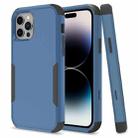 For iPhone 14 Pro Commuter Shockproof TPU + PC Phone Case (Royal Blue+Black) - 1