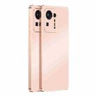 For Xiaomi Mi Mix 4 Ultra Thin Electroplated Frosted TPU Phone Case(Light Pink) - 1