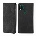 For Motorola Moto G Stylus 2022 Skin Feel Magnetic Horizontal Flip Leather Phone Case(Black) - 1