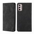 For Motorola Moto G Stylus 5G 2022 Skin Feel Magnetic Horizontal Flip Leather Phone Case(Black) - 1