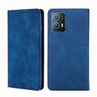 For vivo iQOO U5 5G Skin Feel Magnetic Horizontal Flip Leather Phone Case(Blue) - 1