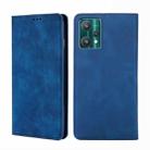 For OPPO Realme 9 Pro Skin Feel Magnetic Horizontal Flip Leather Phone Case(Blue) - 1