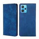 For OPPO Realme 9 Pro+ Skin Feel Magnetic Horizontal Flip Leather Phone Case(Blue) - 1