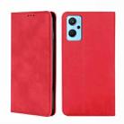 For OPPO Realme 9i/A36 4G/A96 4G/K10 4G/A76 4G Skin Feel Magnetic Horizontal Flip Leather Phone Case(Red) - 1