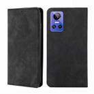 For OPPO Realme GT Neo3 Skin Feel Magnetic Horizontal Flip Leather Phone Case(Black) - 1