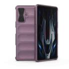 For Xiaomi Redmi K50 Gaming Magic Shield TPU + Flannel Phone Case(Purple) - 1