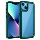 For iPhone 14 Forerunner TPU+PC Phone Case (Green) - 1