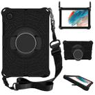 For Samsung Galaxy Tab A8 10.5 2021 Spider King EVA Protective Case with Adjustable Shoulder Strap & Holder(Black) - 1