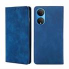 For Honor X7 4G Skin Feel Magnetic Horizontal Flip Leather Phone Case(Blue) - 1