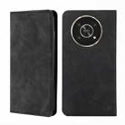 For Honor X30 Skin Feel Magnetic Horizontal Flip Leather Phone Case(Black) - 1