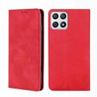 For Honor X30i Skin Feel Magnetic Horizontal Flip Leather Phone Case(Red) - 1