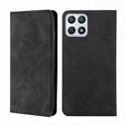 For Honor X30i Skin Feel Magnetic Horizontal Flip Leather Phone Case(Black) - 1