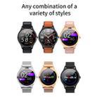MK10 1.3 inch IPS Color Full-screen Touch Leather Belt Smart Watch, Support Weather Forecast / Heart Rate Monitor / Sleep Monitor / Blood Pressure Monitoring(Black) - 5