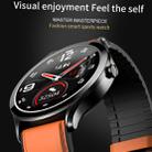MK10 1.3 inch IPS Color Full-screen Touch Leather Belt Smart Watch, Support Weather Forecast / Heart Rate Monitor / Sleep Monitor / Blood Pressure Monitoring(Brown) - 7