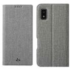 For Sharp Aquos Wish ViLi DMX Series Shockproof TPU + PU Leather Magnetic Attraction Horizontal Flip Case(Grey) - 1