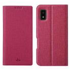 For Sharp Aquos Wish ViLi DMX Series Shockproof TPU + PU Leather Magnetic Attraction Horizontal Flip Case(Rose Red) - 1