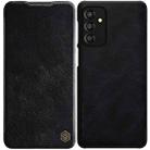 For Samsung Galaxy F23 / M23 5G NILLKIN QIN Series Crazy Horse Texture Leather Case(Black) - 1