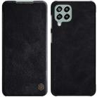 For Samsung Galaxy M33 5G NILLKIN QIN Series Crazy Horse Texture Leather Case(Black) - 1