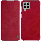 For Samsung Galaxy M33 5G NILLKIN QIN Series Crazy Horse Texture Leather Case(Red) - 1