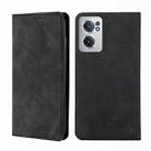 For OnePlus Nord CE 2 5G Skin Feel Magnetic Horizontal Flip Leather Phone Case(Black) - 1