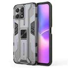 For Honor X30i / Play5T Pro / X8 4G CN Supersonic PC + TPU Holder Phone Case(Grey) - 1