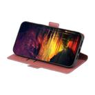 For Google Pixel 7 5G Twill Texture Side Button Leather Phone Case(Pink) - 3