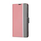 For Google Pixel 6 Pro Twill Texture Side Button Leather Phone Case(Pink) - 2