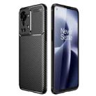 For OnePlus Nord 2T Carbon Fiber Texture Shockproof TPU Phone Case(Black) - 1