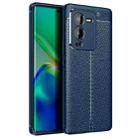 For vivo S15 Pro Litchi Texture TPU Shockproof Phone Case(Blue) - 1