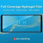 For Sony Xperia 1 IV IMAK 0.15mm Curved Full Screen Protector Hydrogel Film Front Protector - 5