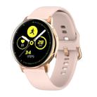 SG2 1.2 inch AMOLED Screen Smart Watch, IP68 Waterproof, Support Music Control / Bluetooth Photograph / Heart Rate Monitor / Blood Pressure Monitoring(Gold) - 1