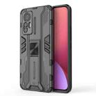 For Xiaomi 12 Lite 5G Asian and EU Version Supersonic PC + TPU Shock-proof Phone Case(Black) - 1