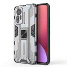 For Xiaomi 12 Lite 5G Asian and EU Version Supersonic PC + TPU Shock-proof Phone Case(Grey) - 1