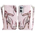 For OnePlus Nord CE 2 5G 3D Colored Horizontal Flip Leather Phone Case(Butterfly High-heeled) - 1
