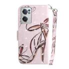 For OnePlus Nord CE 2 5G 3D Colored Horizontal Flip Leather Phone Case(Butterfly High-heeled) - 3