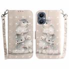 For OnePlus Nord N20 5G 3D Colored Horizontal Flip Leather Phone Case(Squirrels) - 1