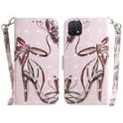 For OPPO A16K 3D Colored Horizontal Flip Leather Phone Case(Butterfly High-heeled) - 1