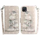 For OPPO A16K 3D Colored Horizontal Flip Leather Phone Case(Squirrels) - 1