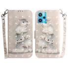 For OPPO Realme 9 Pro+ 3D Colored Horizontal Flip Leather Phone Case(Squirrels) - 1