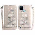 For OPPO Realme C21Y 3D Colored Horizontal Flip Leather Phone Case(Squirrels) - 1