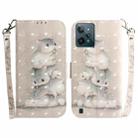 For OPPO Realme C31 3D Colored Horizontal Flip Leather Phone Case(Squirrels) - 1