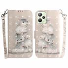 For OPPO Realme C35 3D Colored Horizontal Flip Leather Phone Case(Squirrels) - 1