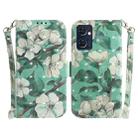 For OPPO Reno7 5G Foreign / Find X5 Lite 3D Colored Horizontal Flip Leather Phone Case(Watercolor Flower) - 1