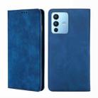 For vivo S12 Pro 5G / V23 Pro Skin Feel Magnetic Horizontal Flip Leather Phone Case(Blue) - 1