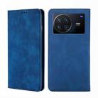 For vivo X Note 5G Skin Feel Magnetic Horizontal Flip Leather Phone Case(Blue) - 1